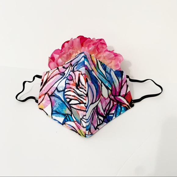 3/$25 Triple Layer HandMade Face Mask - Picture 2 of 5